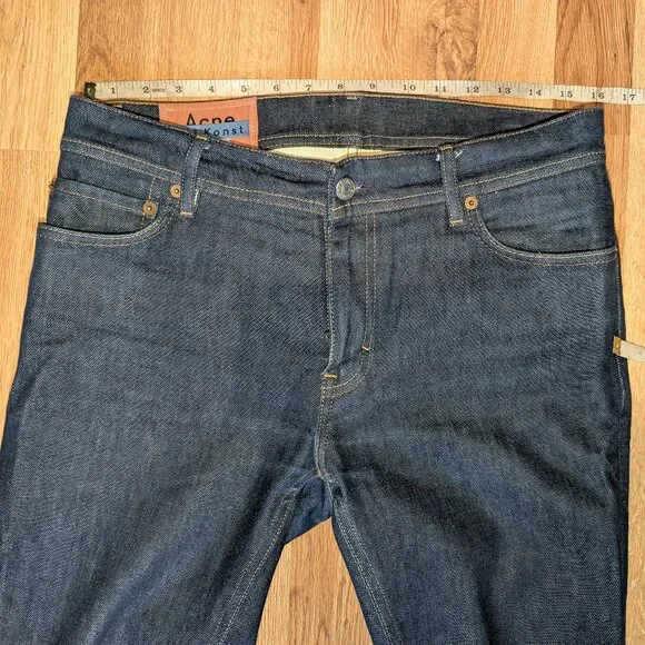 ACNE Studio Jeans North Indigo 32 x 30 30Y176-138 - Picture 4 of 5